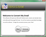 Convert My Email: Outlook to Entourage screenshot